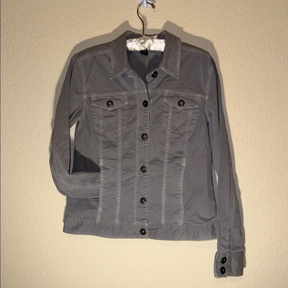 Eddie Bauer Light Gray Corduroy Jacket